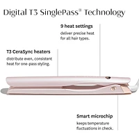 SinglePass Smooth X professional flat iron with extra-long plates
