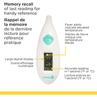 Quick-read ear thermometer