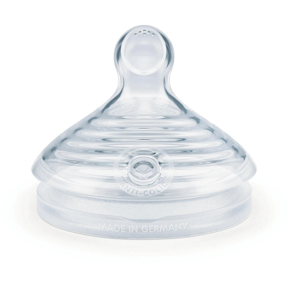 NUK Simply Natural Bottle with SafeTemp, 5 oz (150 mL), 3 Pack