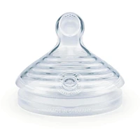 NUK Simply Natural Bottle with SafeTemp, 9 oz (270 mL), White, 3 Pack