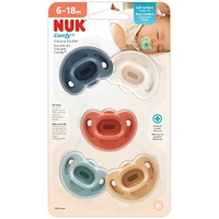 NUK® Comfy Pacifier, Neutrals, 5 Pack, Value Size 2