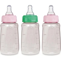 First Essentials by NUK® Clear View® Bottle 5OZ, 3PK, Slow Flow, Silicone