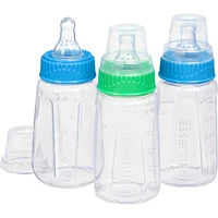First Essentials by NUK® Clear View® Bottle 5OZ, 3PK, Slow Flow, Silicone