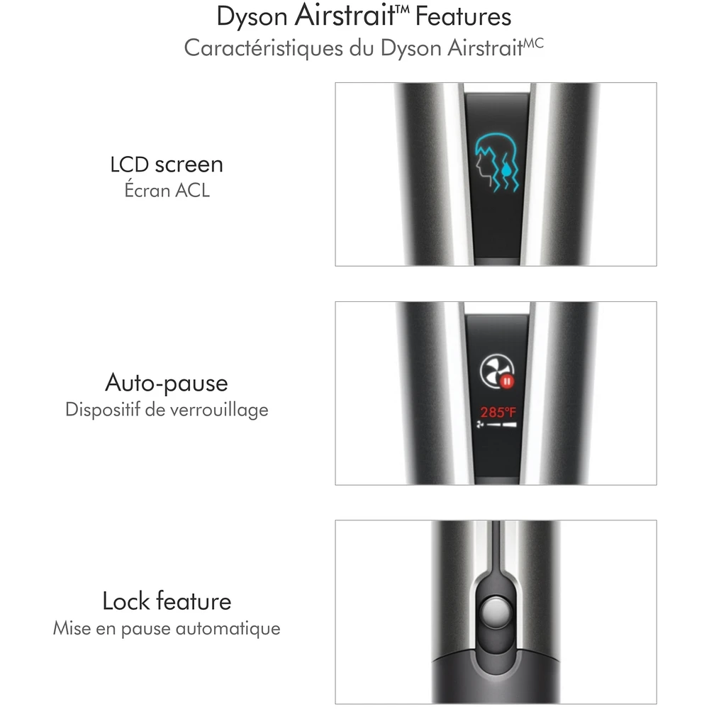 Dyson Airstrait™ Straightener Bright Nickel/Rich Copper