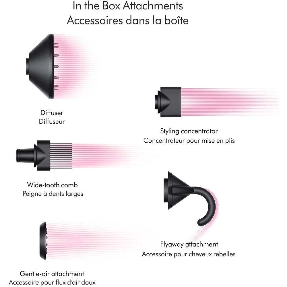 Dyson Supersonic™ Hair Dryer Gift Set in Vinca Blue/Rosé