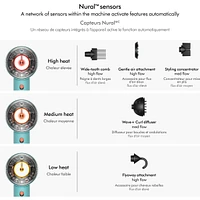 Dyson Supersonic Nural™ hair dryer with intelligent sensor technology
(Ceramic Patina/Topaz)