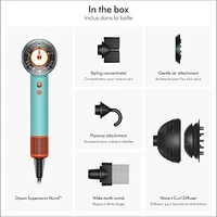 Dyson Supersonic Nural™ hair dryer with intelligent sensor technology
(Ceramic Patina/Topaz)
