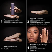 Crème de précoiffage Dyson Chitosan pour revitalisation riche des cheveux bouclés à crépus (100ml)