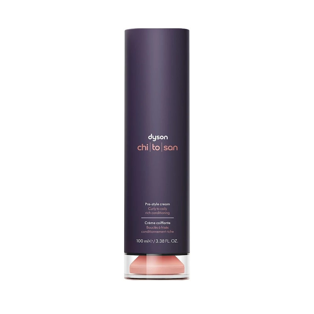 Dyson Chitosan™ Pre-style Cream Refill, Curly to coily rich conditioning (100ml)