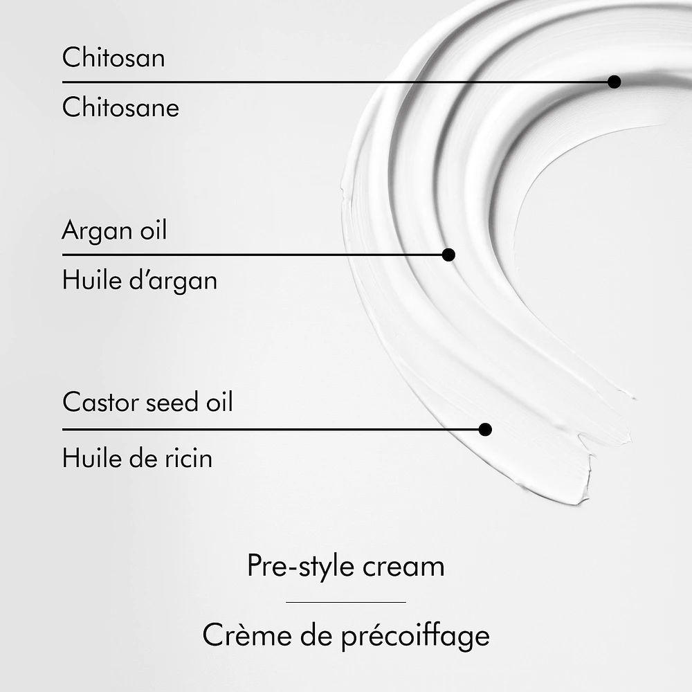 Dyson Chitosan™ Pre-style Cream, Straight to wavy rich conditioning mini (30ml)