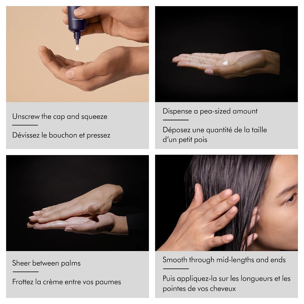 Dyson Chitosan™ Pre-style Cream, Straight to wavy rich conditioning mini (30ml)