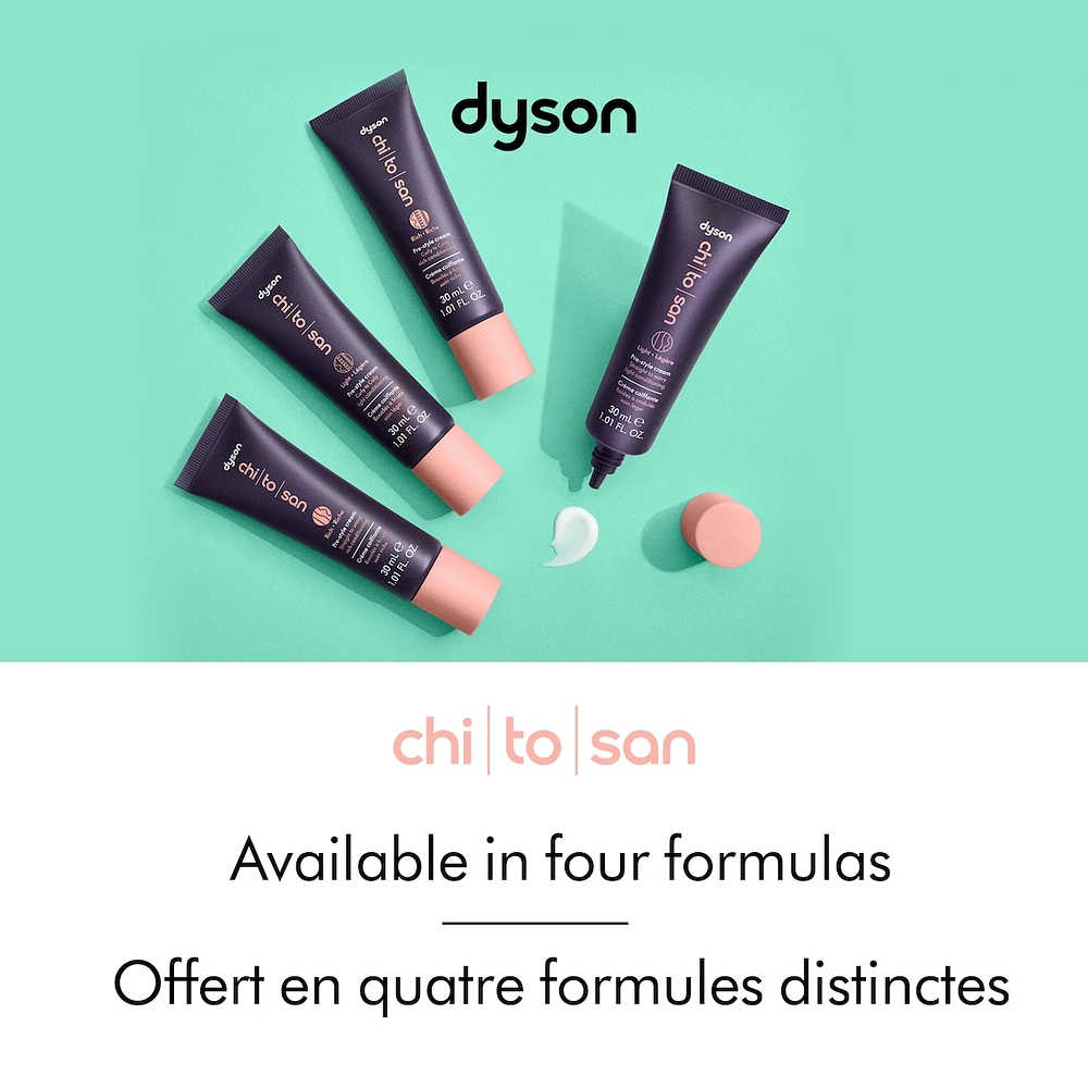 Dyson Chitosan™ Pre-style Cream, Curly to coily light conditioning mini (30ml)