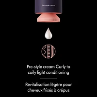 Dyson Chitosan™ Pre-style Cream, Curly to coily light conditioning mini (30ml)