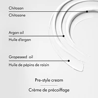 Dyson Chitosan™ Pre-style Cream, Curly to coily light conditioning mini (30ml)