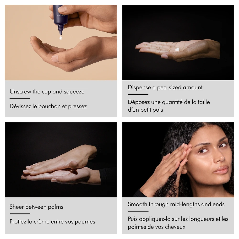 Dyson Chitosan™ Pre-style Cream Refill, Curly to coily rich conditioning (100ml)