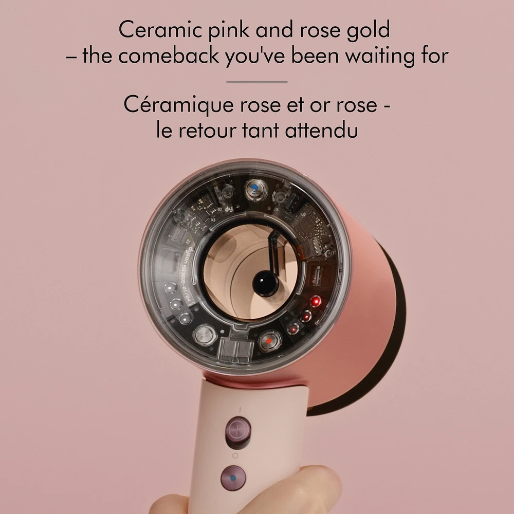 Dyson Supersonic Nural™ hair dryer in Ceramic pink