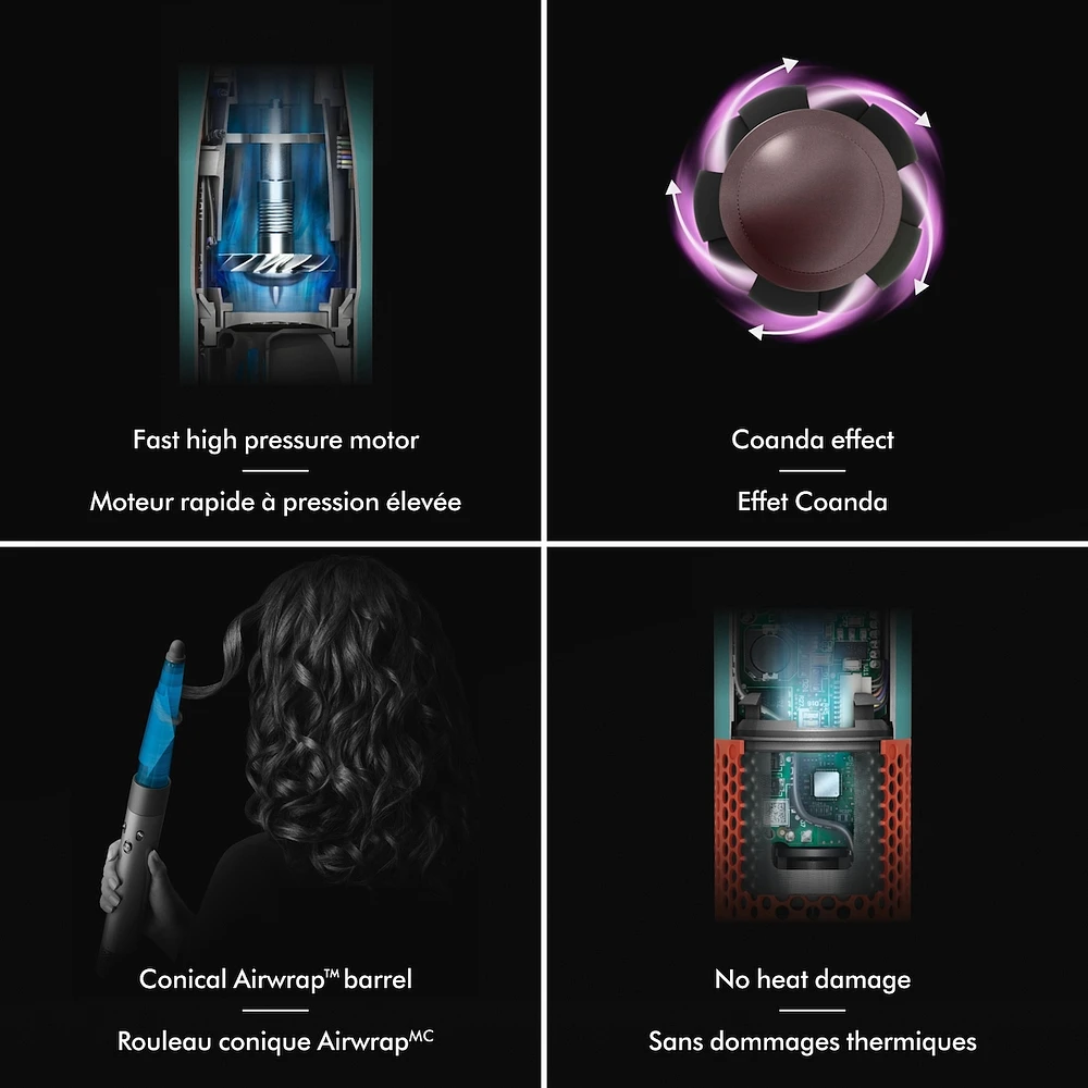 Special edition Dyson Airwrap i.d.™ multi-styler and dryer Curly+Coily in Jasper plum