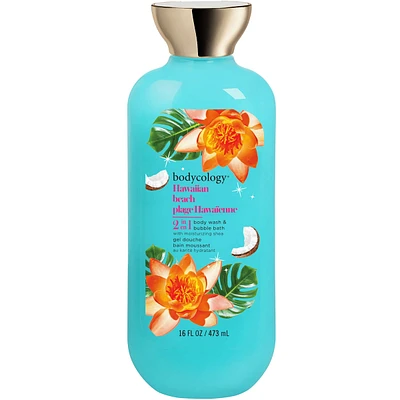 Hawaiian Beach 2-in-1 Body Wash and Bubble Bath