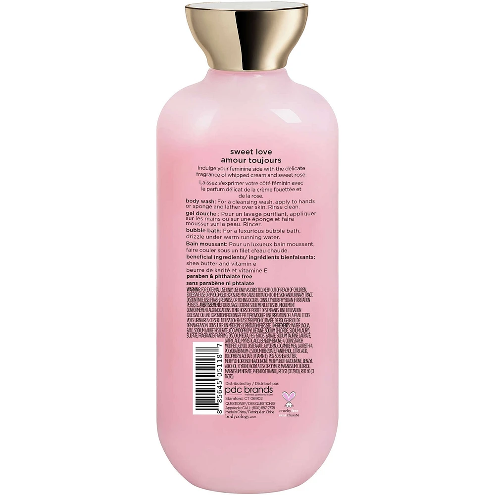 Sweet Love 2-in-1 Body Wash and Bubble Bath