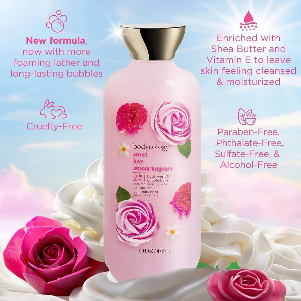 Sweet Love 2-in-1 Body Wash and Bubble Bath