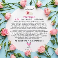 Sweet Love 2-in-1 Body Wash and Bubble Bath