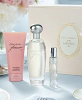 Ensemble de parfums de la collection Estée Lauder et Ladurée Pleasures| Notes de lys blanc, de rose rose et de bois de santal| Ensemble de parfums pour femmes