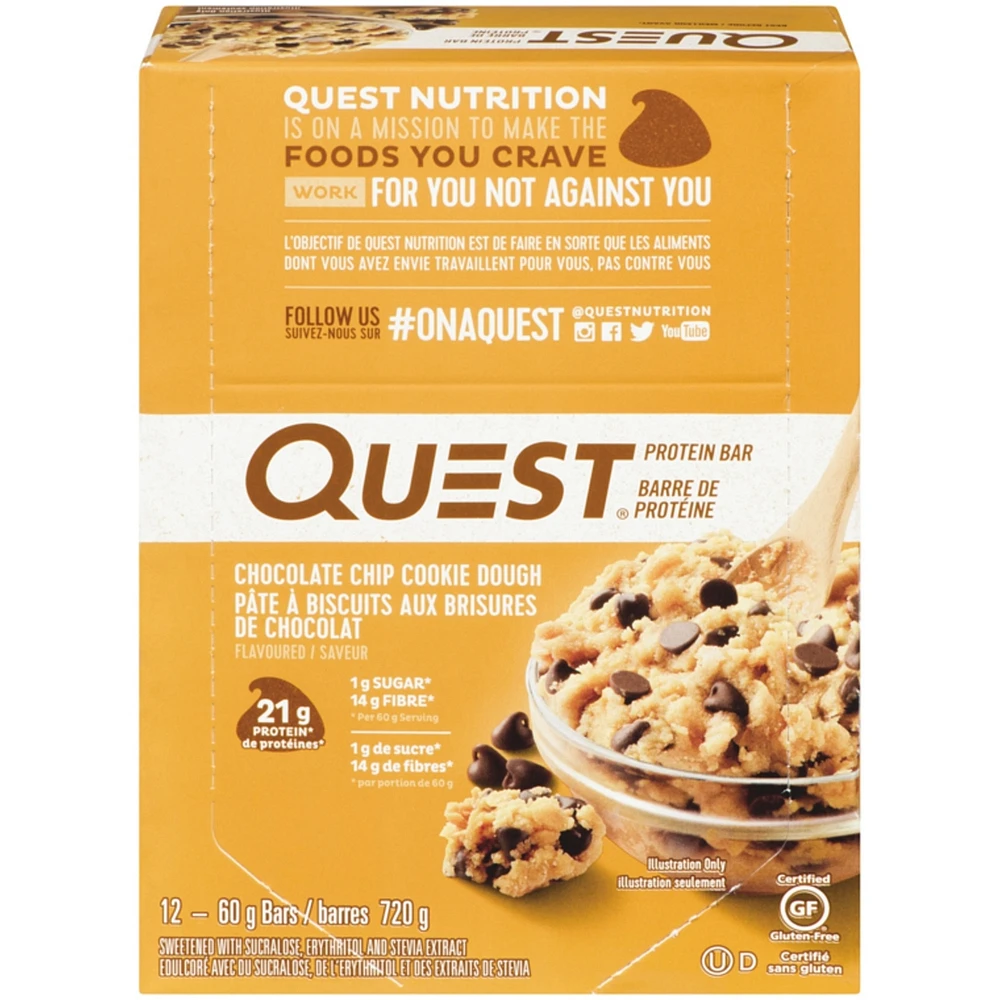 Protein Bar Chocolate Chip Cookie Dough Flavour
