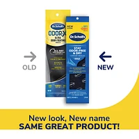 Semelles confort Dr Scholl’s® Odor-X® qui éliminent les odeurs et restent sèche, unisexe, pointure homme 7-13, femme 5-10