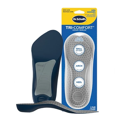 Tri-Comfort Insoles, Men, Size 8-12