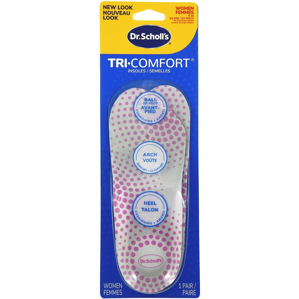 Tri-Comfort® Insoles, Women, Size 6-11