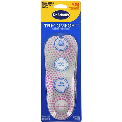 Tri-Comfort® Insoles, Women, Size 6-11