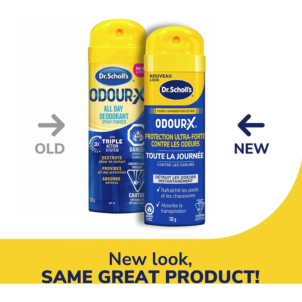 DS Odour-X Deodorant Powder Spray 133g