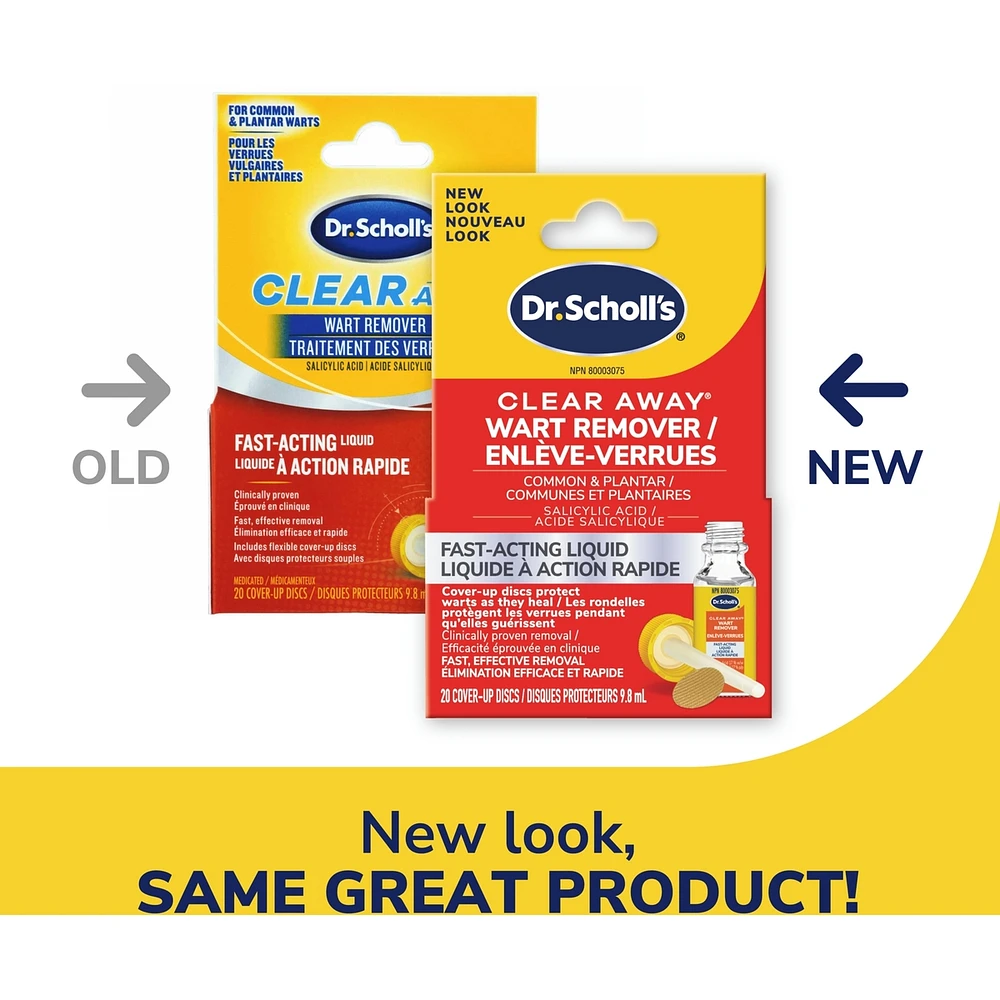 Dr. Scholl’s® Clear Away® Wart Remover Fast Acting Liquid