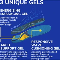 Energizing Comfort Everyday Insoles with Massaging Gel®, Women, Size 6-10