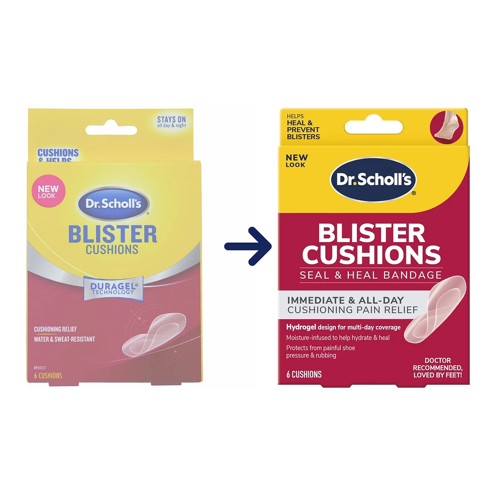 Dr. Scholl’s® coussinets pour ampoules avec la technologie DURAGELTM