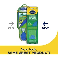 All-Purpose Sport & Fitness Comfort Insoles, Mens, Trim to Fit
