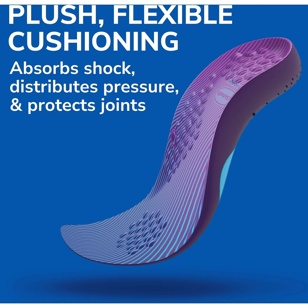 Walk Longer Insoles, Men, Size 8-14