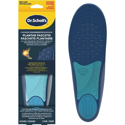 Plantar Fasciitis Pain Relief Orthotics, Women, Size 6-10