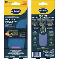 Heel & Arch All-Day Pain Relief Orthotics, Women, Size 6-10
