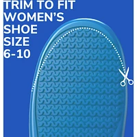 Semelles confort Dr Scholl’s® Memory Fit® Plus Gel massant®, pour femmes pointure 6-10