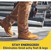 Work All-Day Superior Comfort Insoles (with) Massaging Gel®, Men, Trim to Fit