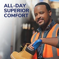 Work All-Day Superior Comfort Insoles (with) Massaging Gel®, Men, Trim to Fit