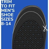 Work All-Day Superior Comfort Insoles (with) Massaging Gel®, Men, Trim to Fit