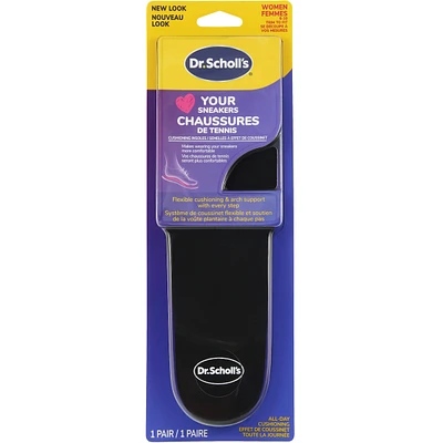 Love Your SNEAKERS Full Length Insoles, Women, Size 6-10