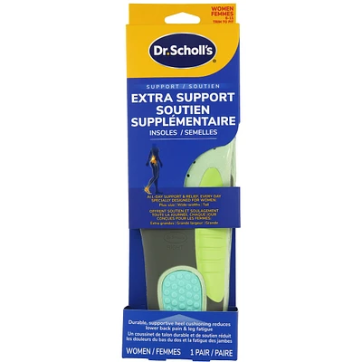 Extra Support Insole Orthotics, Plus-Size, Tall, Women, Size 6-11