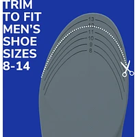Stability Support Insoles, Men, Size 8-14