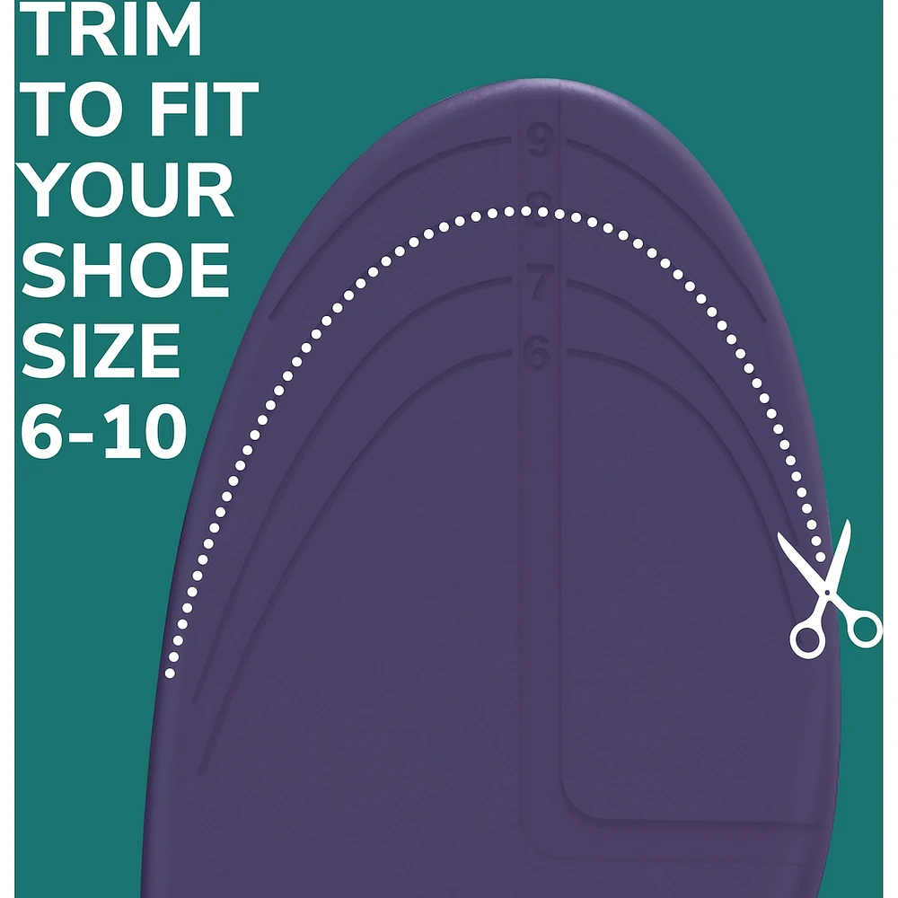 Prevent Pain Protective Insoles, Women, Size 8-14