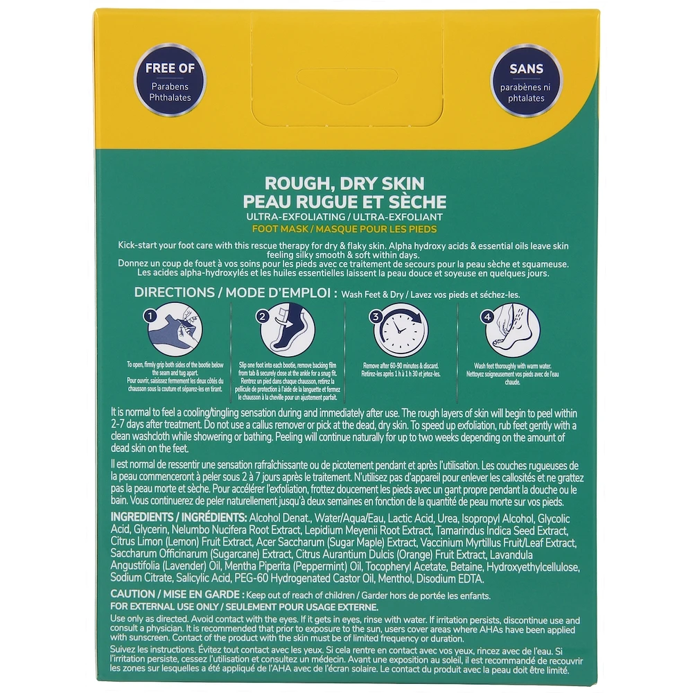 Ultra Exfoliating Foot Mask 3-pack