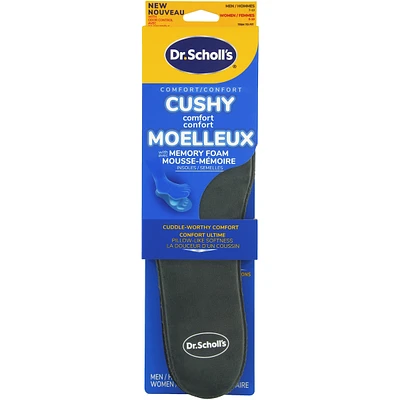 Cushy Comfort with Memory Foam Insoles, Unisex, Men Size 7-13, Women 5-10