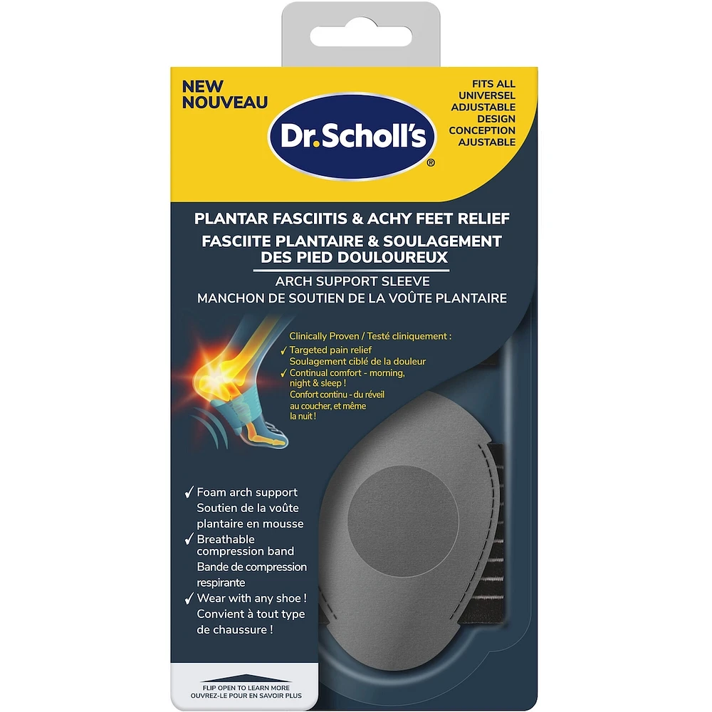 Plantar Fasciitis & Achy Feet Relief Arch Support Sleeve, Unisex